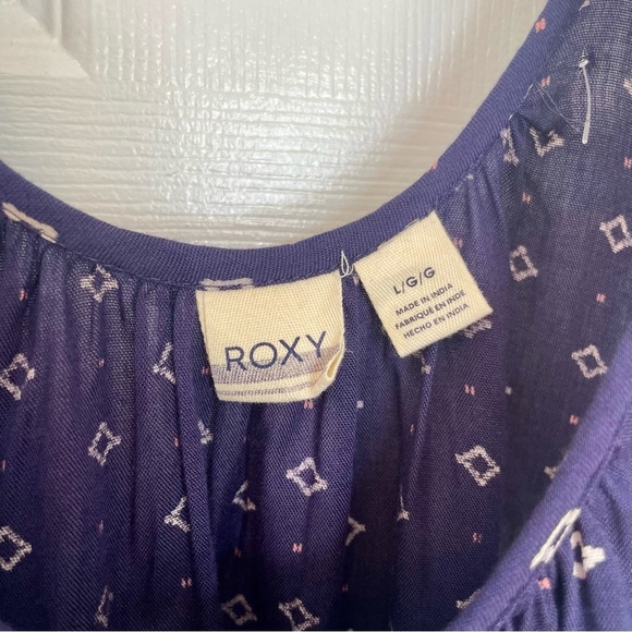 Navy and Orange Sleeveless Dress - Picture 4 of 9